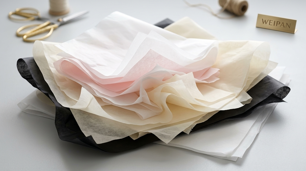 Wholesale premium translucent floral tissue paper