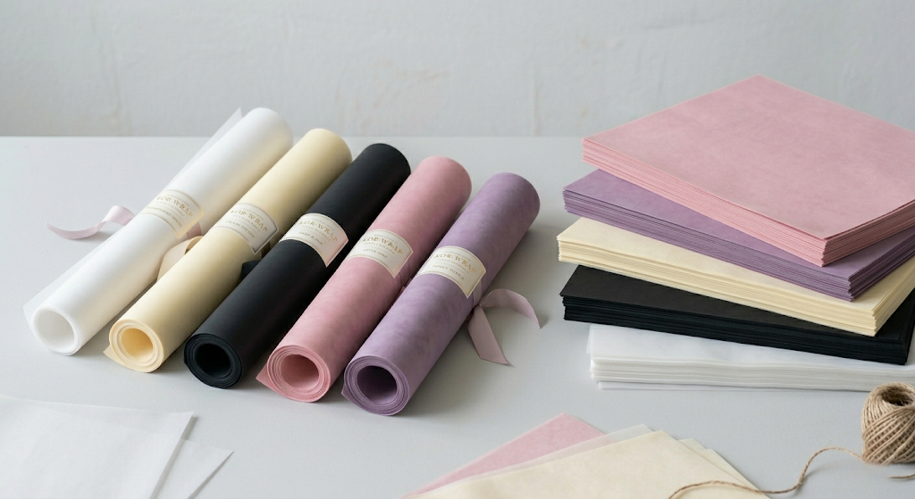 WEIPAN premium waterproof matte floral wrapping paper series with 5 colors
